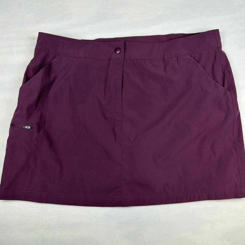 32 Degrees Cool Skort XXL Purple Athletic Active Pickle Hiking Golf Travel Skirt